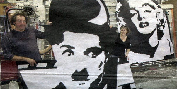 Michel et Catherine Chêne ont créé, aux côtés de deux membres de leur famille, l'atelier Kikapami en 1996. Tous les deux à la tête de la société, ils réalisent une trentaine de décors par an. Photo DL / Sylvain MUSCIO