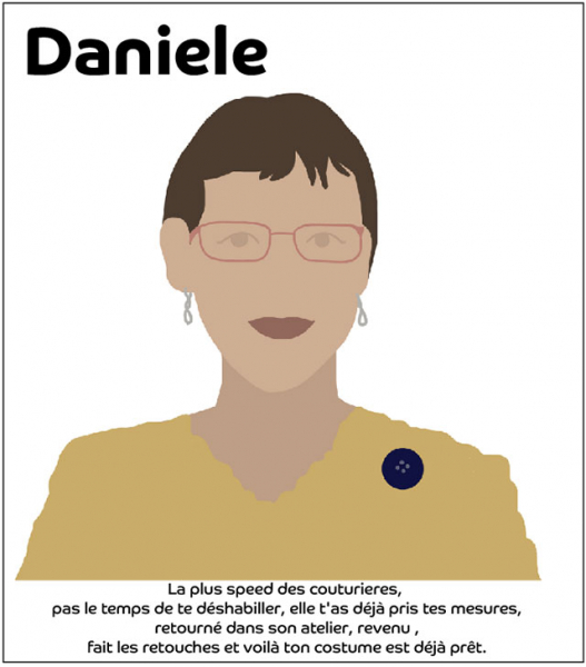 Danièle, couturière