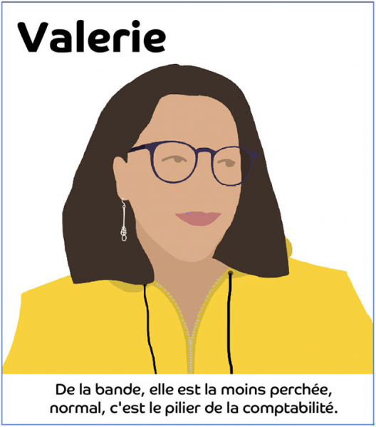Valérie, comptable de l'atelier Kikapami
