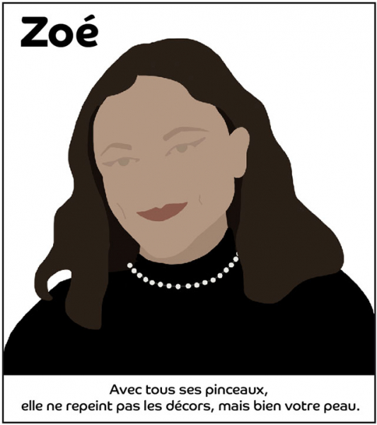 Zoé, maquilleuse